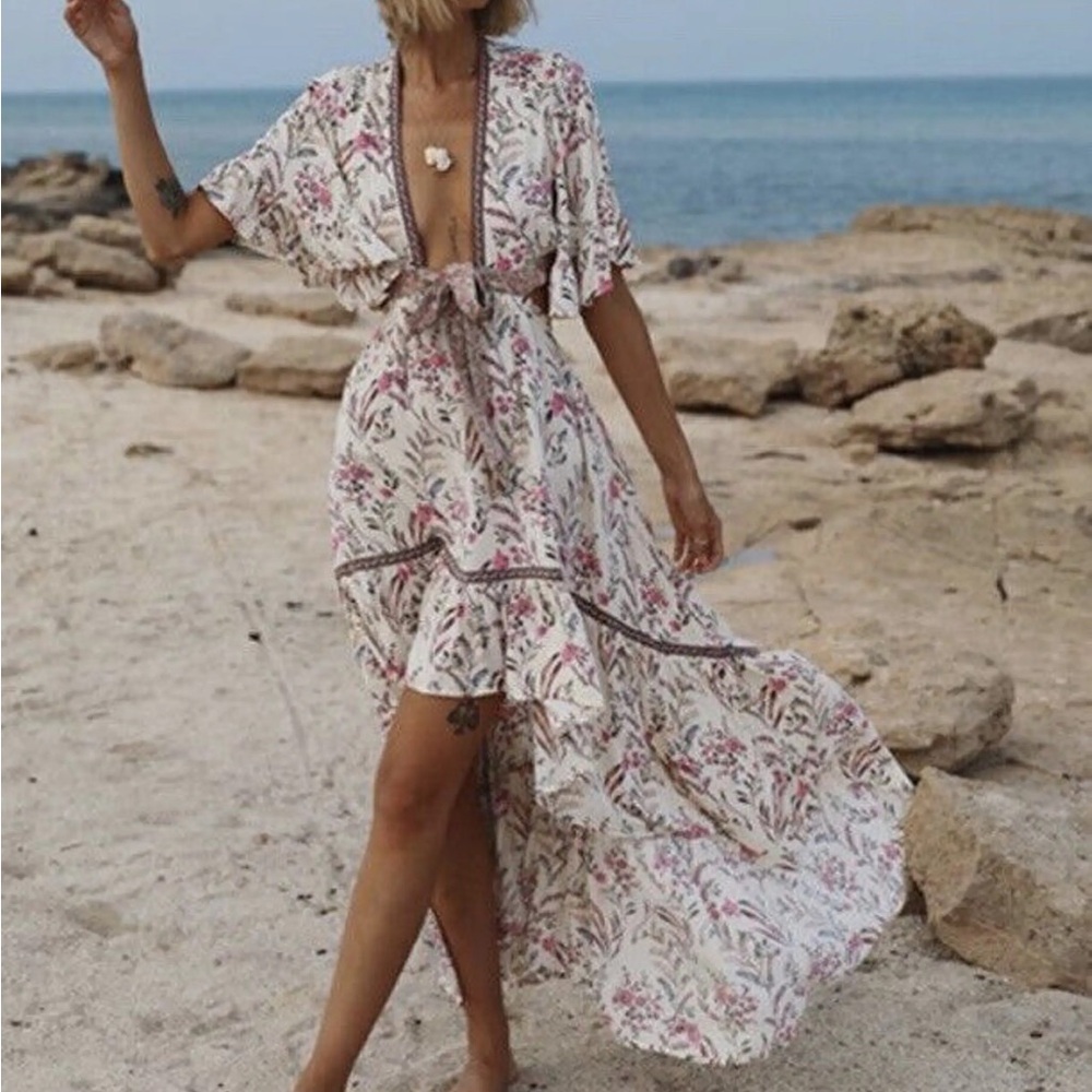 Floral Ruffle Dress